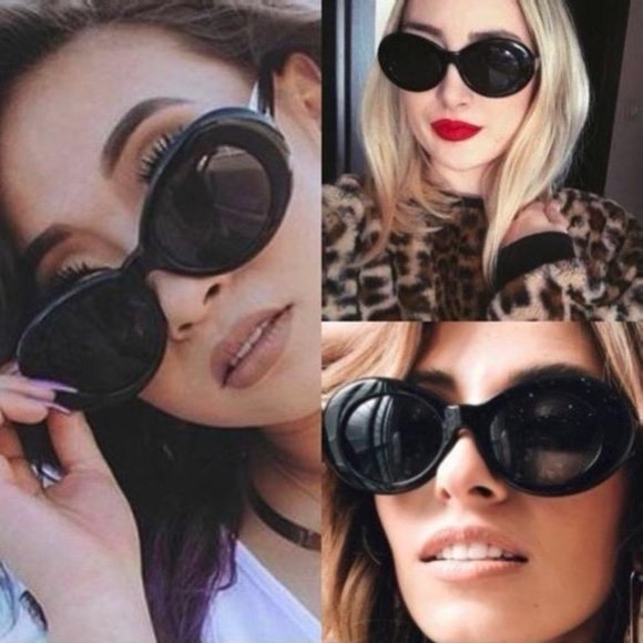 Oval Retro Sunglasses (NWT) - Picture 1 of 12